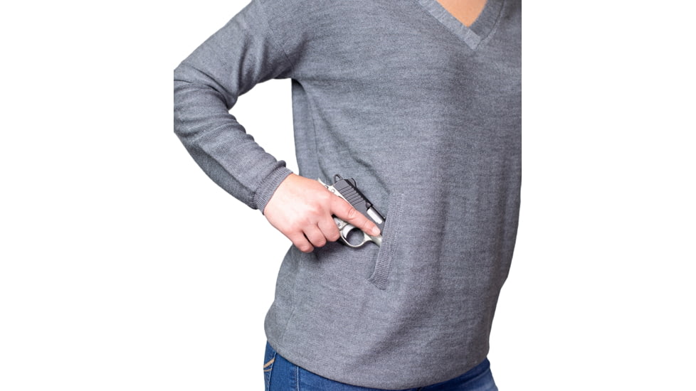 Tactica Cozy Concealement Cashmere Sweater - Womens, Grey, XXXL, TTSWTR2018C041801SDGYXXXL