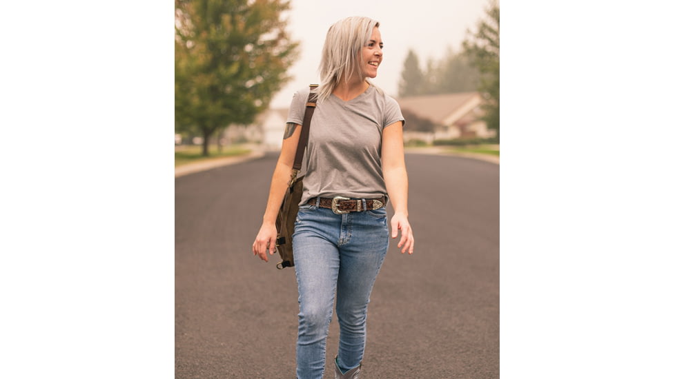 Tactica Embossed 1-1/4in Steel Core Gun Belt - Womens, Tan, 3x, TT-GB-EMSSD-TN-3X-125-SC