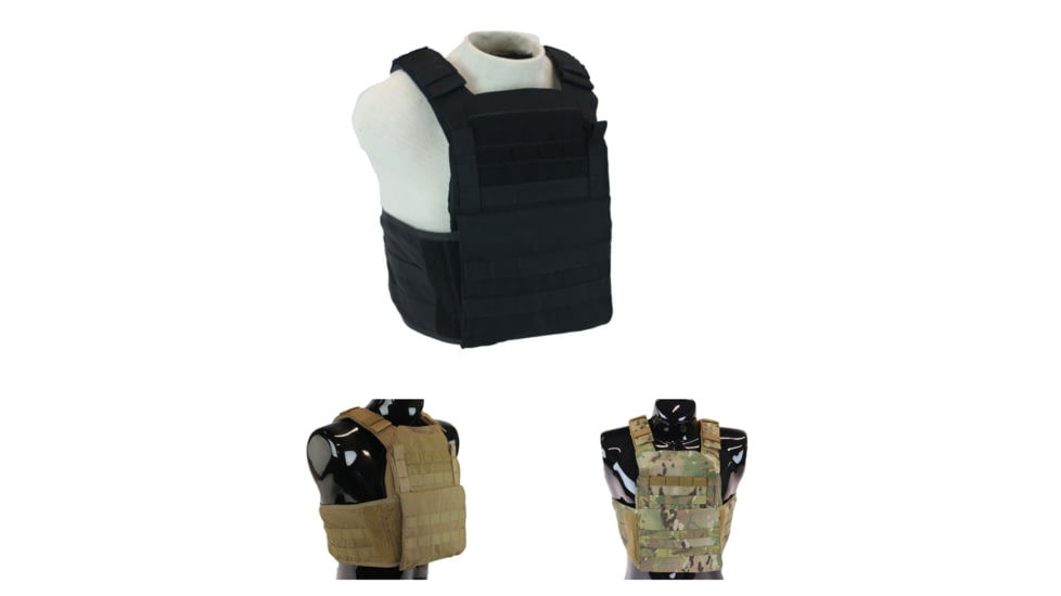 Tactical Assault Gear Cannon Plate Carrier, Black, Coyote Tan, MultiCam