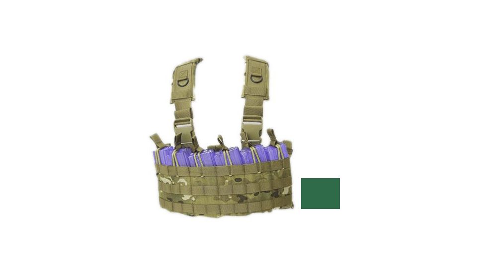 Tactical Assault Gear Gladiator Chest Rig w/out Bib, Ranger Green 812358