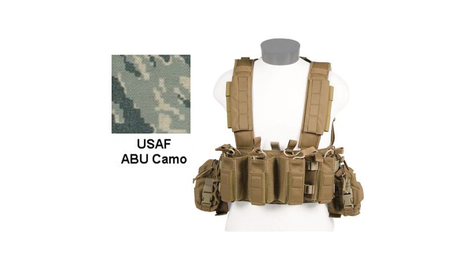 Tactical Assault Gear Intrepid Chest Rig w/Grenade &amp; Mag Pouches - ABU 815003