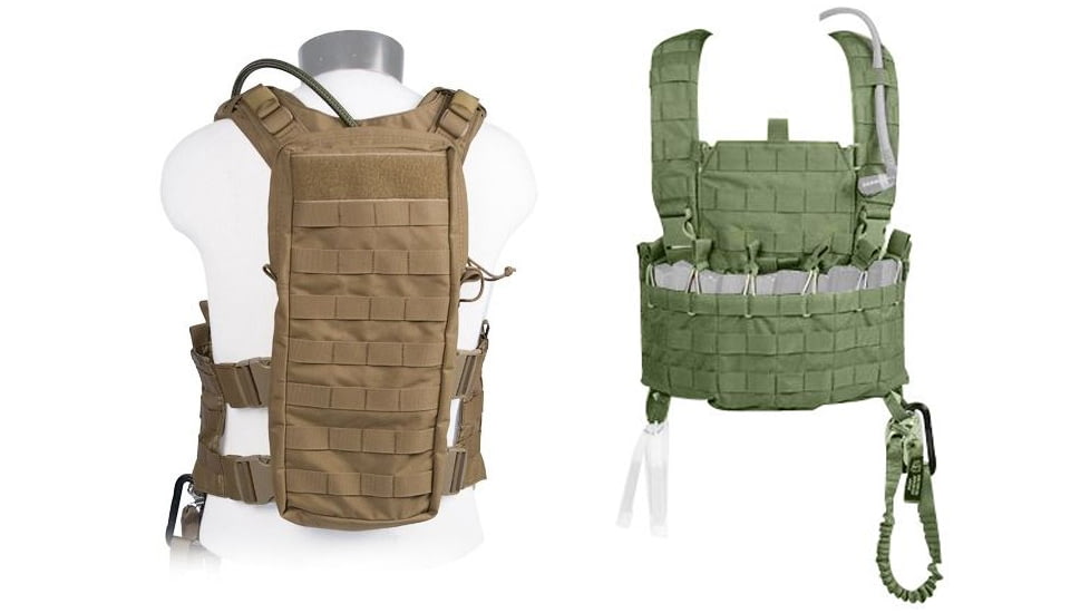 Tactical Assault Gear Marine Gladiator Chest Rig with Bib TAG Tactical Vest, Coyote Tan, MultiCam, Ranger Green