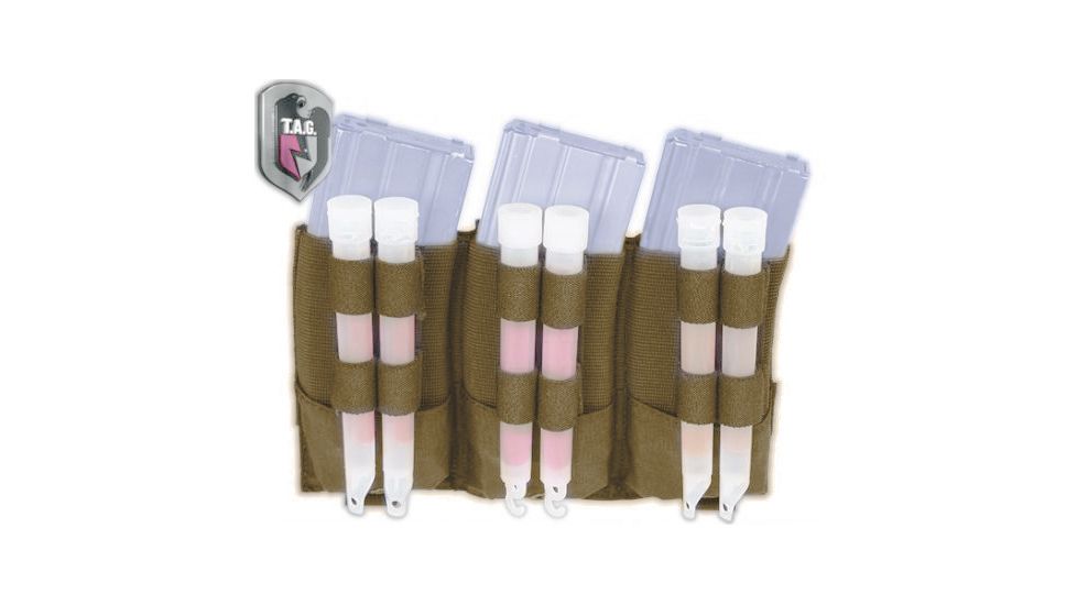 Tactical Assault Gear MOLLE 223 Quick Draw with Chemlight Coyote Tan 816283