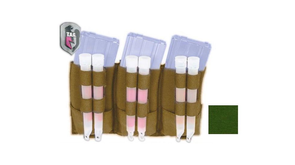 Tactical Assault Gear MOLLE 223 Quick Draw with Chemlight Ranger Green 816285