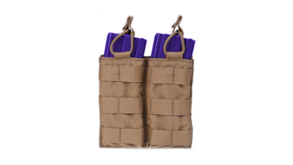 Tactical Assault Gear MOLLE Double Shingle 2 Magazine Pouch, A-TACS 816369
