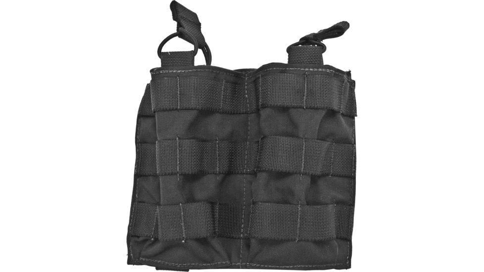 Tactical Assault Gear MOLLE Double Shingle 2 Magazine Pouch, Black 816370