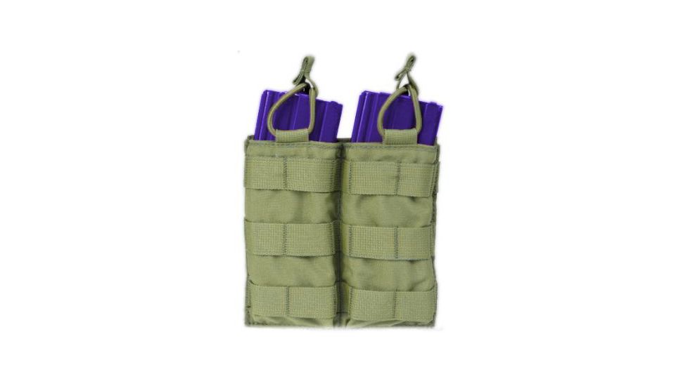 Tactical Assault Gear MOLLE Double Shingle 2 Magazine Pouch, Ranger Green 816373