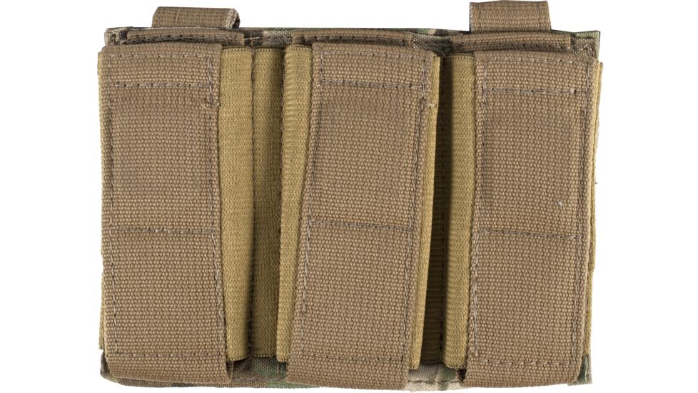 Tactical Assault Gear MOLLE-Enhanced Magnet Pistol Magazine 3 Pouch 3 Multicam