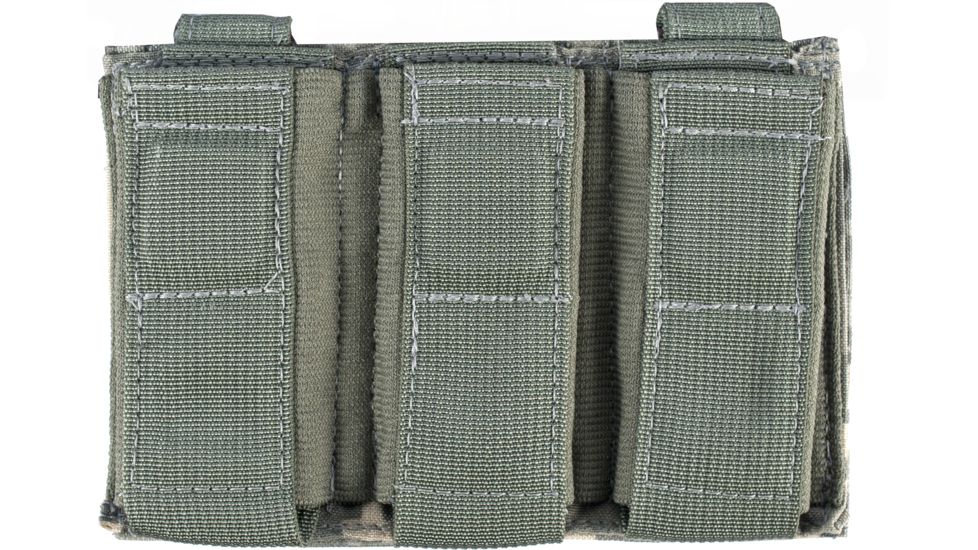 Tactical Assault Gear MOLLE-Enhanced Magnet Pistol Magazine 3 Pouch Army ACU 