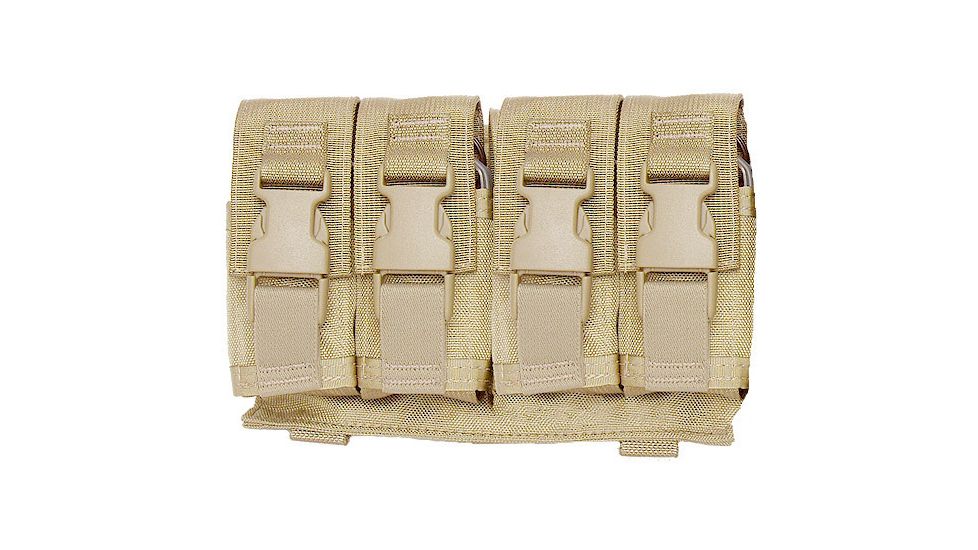 TAG MOLLE Flash-Bang Grenade 4 Pouch - Coyote MFB4CT