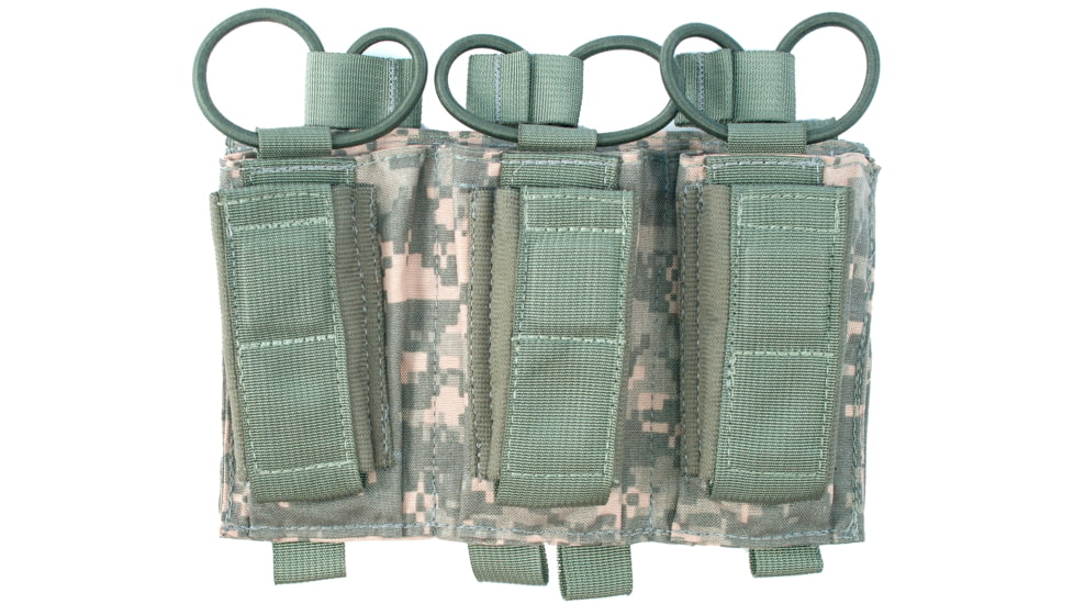 Tactical Assault Gear MOLLE Shingle/Pistol Enhanced 3 Magazine Pouch, Army ACU 812216