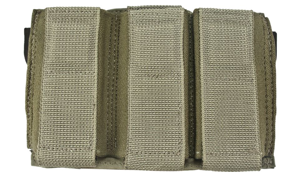Tactical Assault Gear MOLLE Magnet Universal Pistol Magazine 3 Pouch, Ranger Green 812281