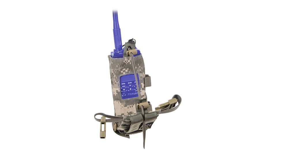 Tactical Assault Gear MOLLE MBITR Folding Radio Pouch, Army ACU 813303
