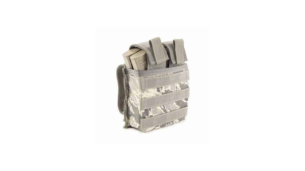 Tactical Assault Gear MOLLE Shingle 4 Magazine Quiet Pouch, ABU 814966