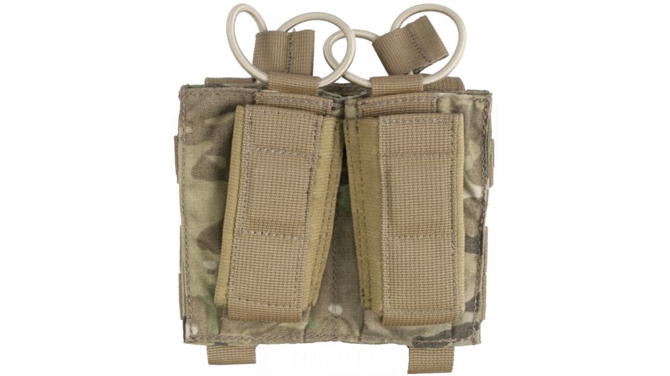Tactical Assault Gear MOLLE Shingle/Pistol Enhanced 2 Mag Pouch Multicam 812212