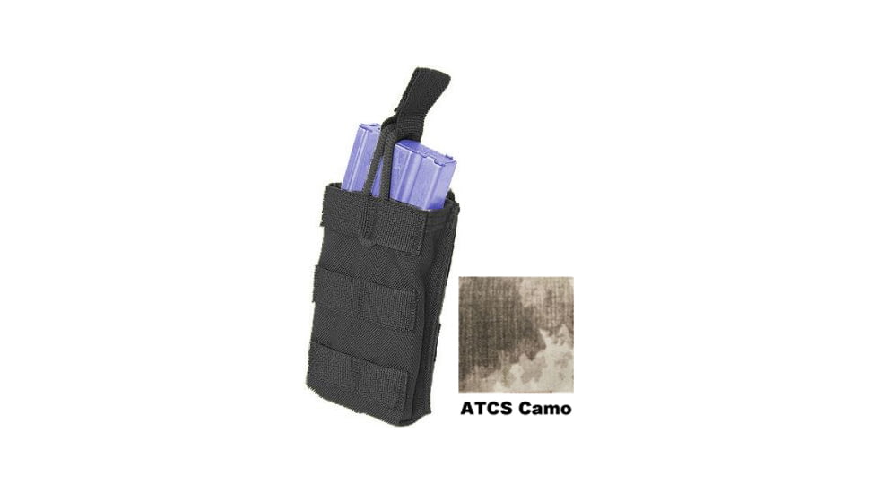 Tactical Assault Gear MOLLE Shingle/Pistol Enhanced 1 Mag Pouch, A-TACS 813419