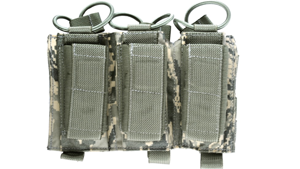 Tactical Assault Gear MOLLE Shingle Pistol Enhanced 3 Magazine Pouch, ABU 814957