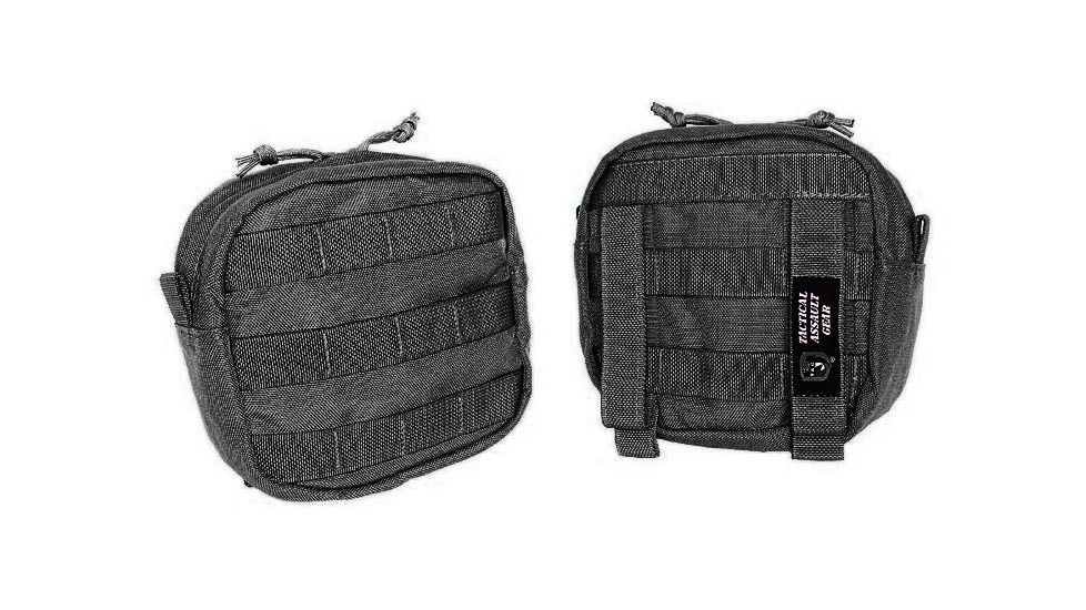 Tactical Assault Gear MOLLE Utility Small Pouch, Black 956221