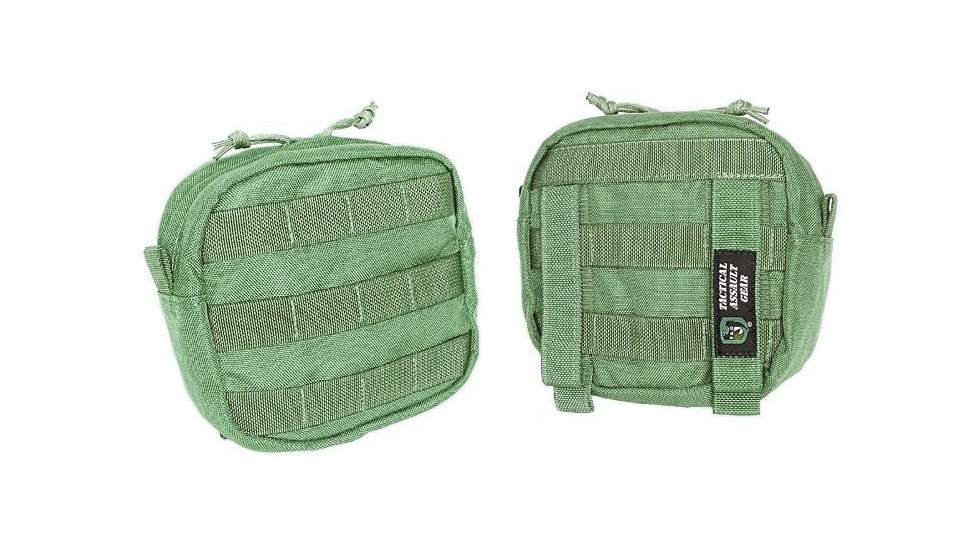 Tactical Assault Gear MOLLE Utility Small Pouch, Ranger Green 812226