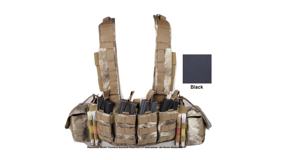Tactical Assault Gear Phalanx Type 2 MOLLE Chest Rig, Black 816310