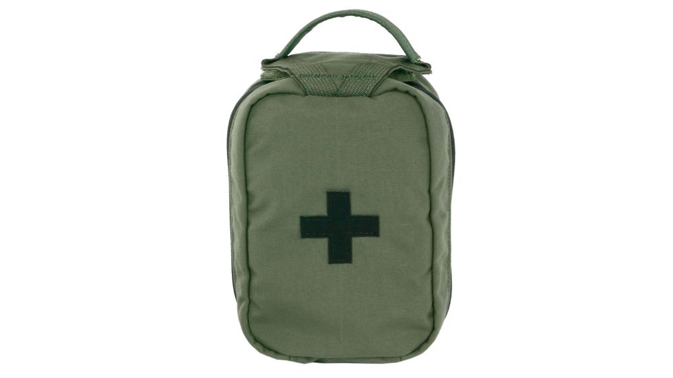 Quick Detach Vertical Medical Pouch, Ranger Green