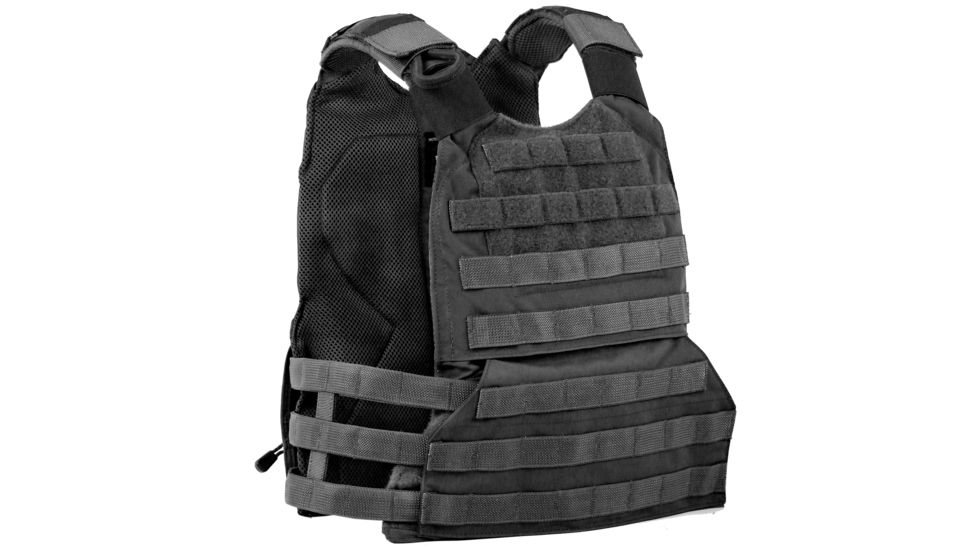 Releasable Integrated Hybrid Vest, Black, XL