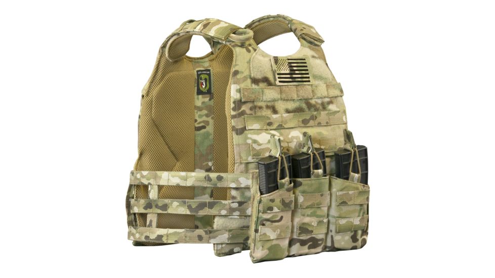 Releasable Integrated Hybrid Vest, Multicam, Large