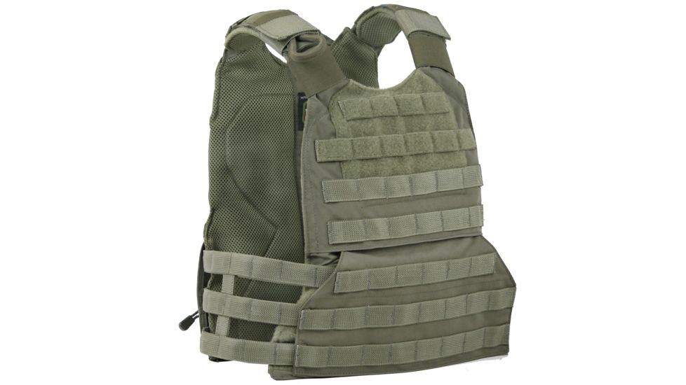 Releasable Integrated Hybrid Vest, Ranger Green, Medium