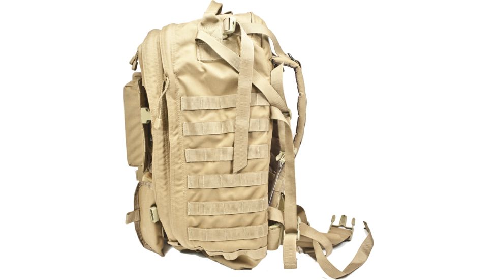 Tactical Assault Gear Sniper Pack w/ Sternum Strap &amp; 2 Ammo Pouches, Coyote Tan 811898