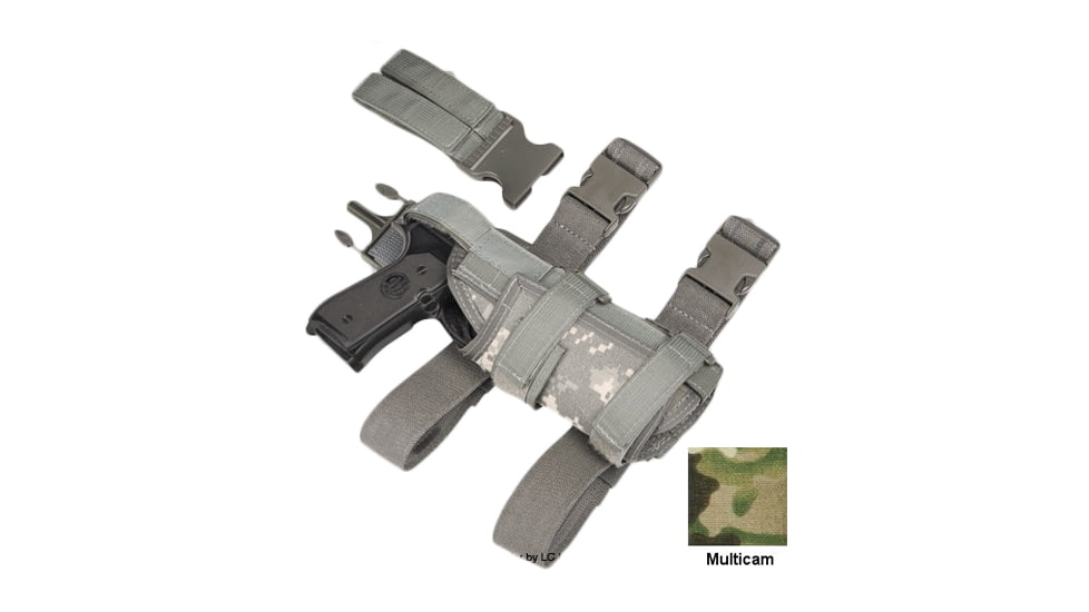 Tactical Assault Gear Universal Drop Leg Holster, Left Hand, Multicam 812738