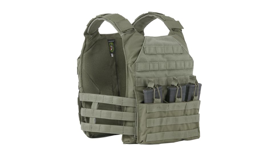Vanguard Plate Carrier Set w/ Skeletal Cummerbund, Ranger Green, Medium
