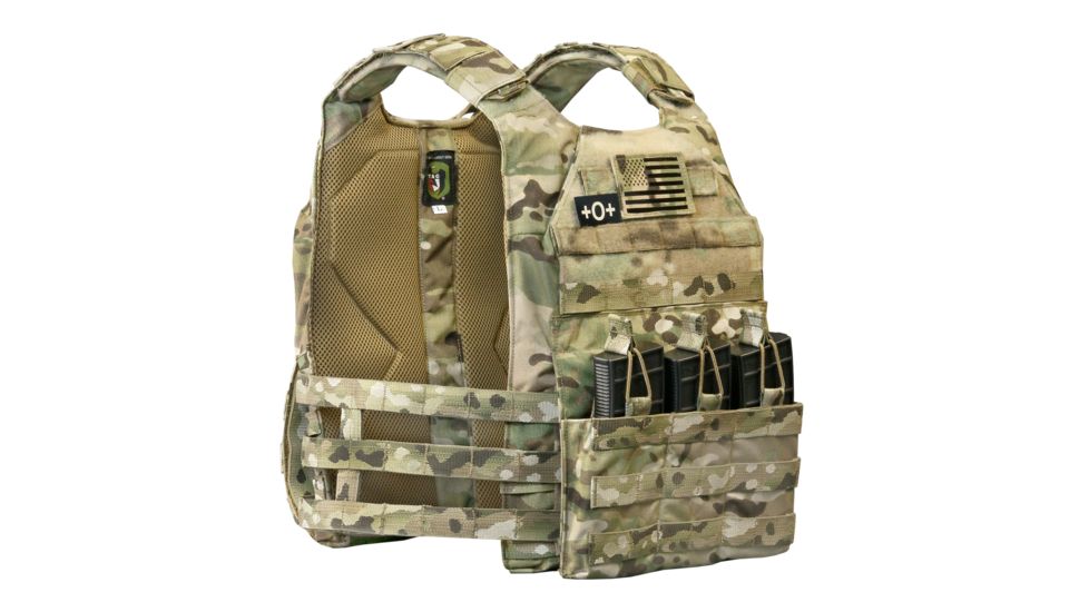 Vanguard Plate Carrier Set w/ Skeletal Cummerbund, Multicam, XL