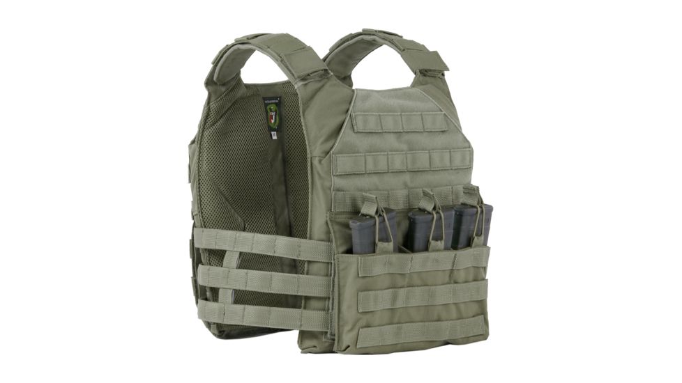 Vanguard Plate Carrier Set w/ Skeletal Cummerbund, Ranger Green, XL