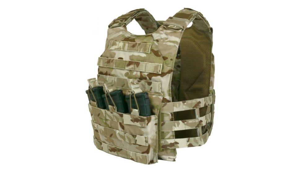 Tactical Assault Gear Vanguard Skeletal Plate Carrier Set w/Cummerbund, Medium, Mc Arid 835904
