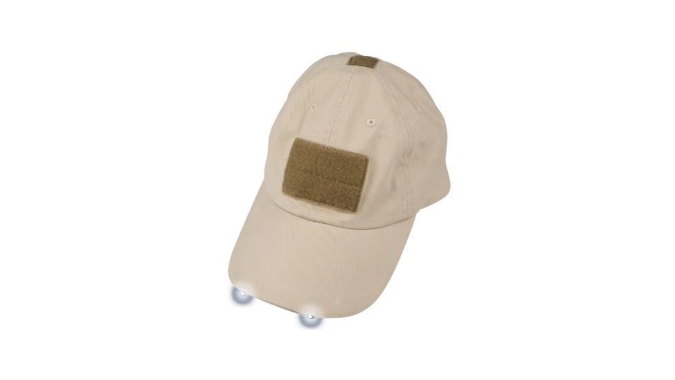 Tactical Assault Gear Warrior Hat with LED Tan WH3GY 811740