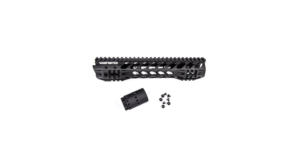 Tactical Edge WARFIGHTER 10 inch Rail System Keymod WRS-KM10, Black 856358007303