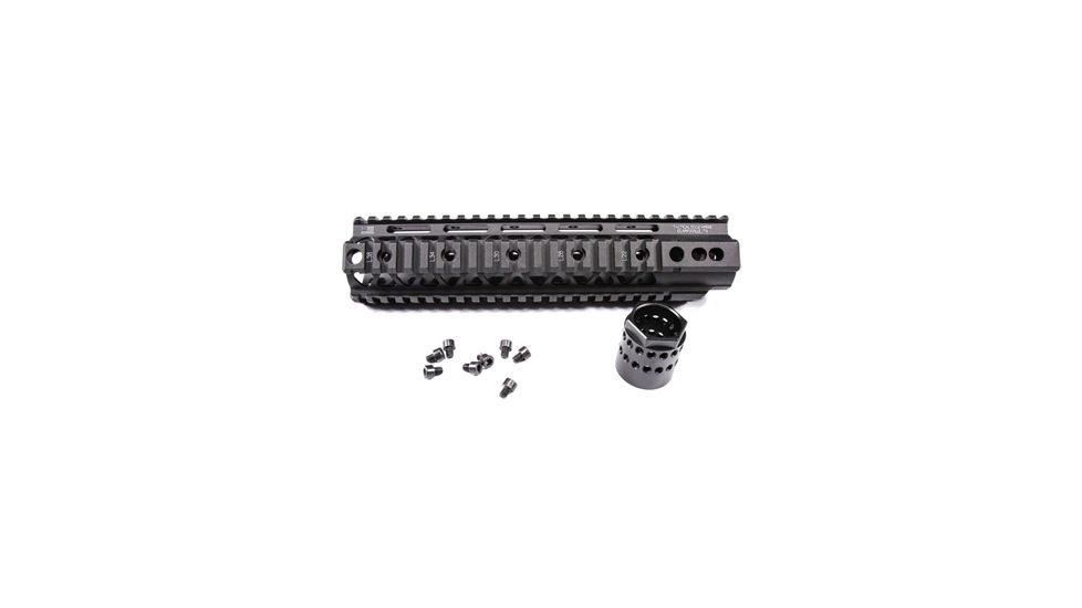 Tactical Edge WARFIGHTER 10 inch Rail System Quadrail WRS-10, Black 856358007266