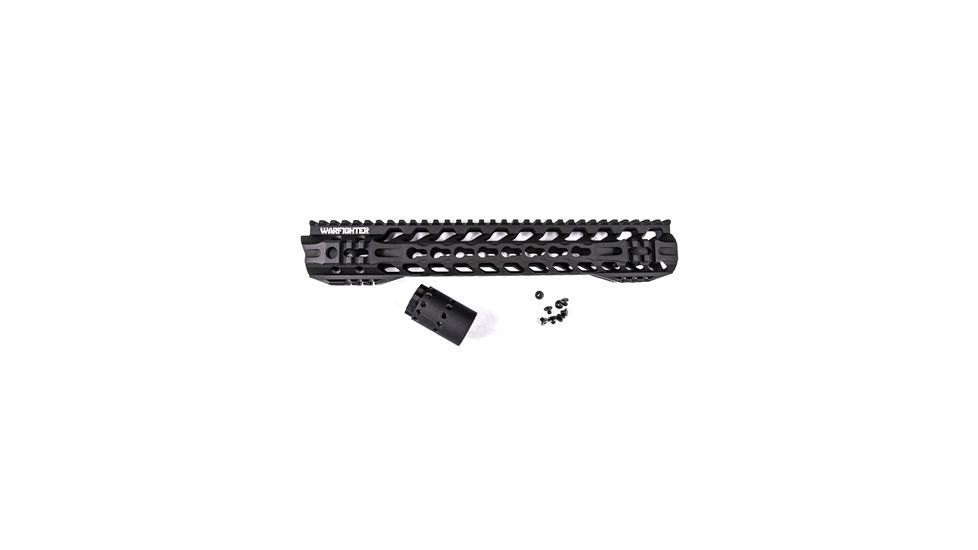 Tactical Edge WARFIGHTER 12 inch Rail System Keymod WRS-Km12, Black 856358007310