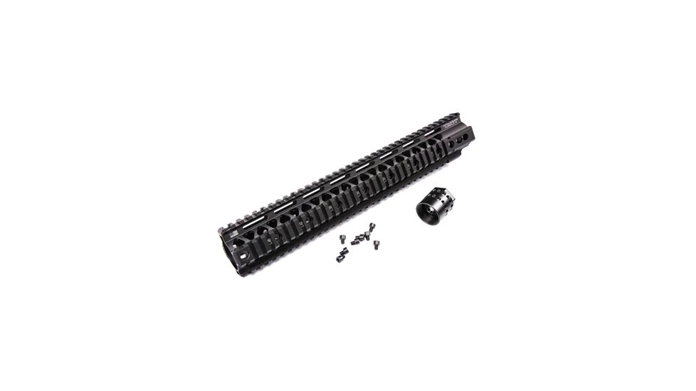 Tactical Edge WARFIGHTER 14 inch Rail System Quadrail .308 WRS14-308, Black 856358007334