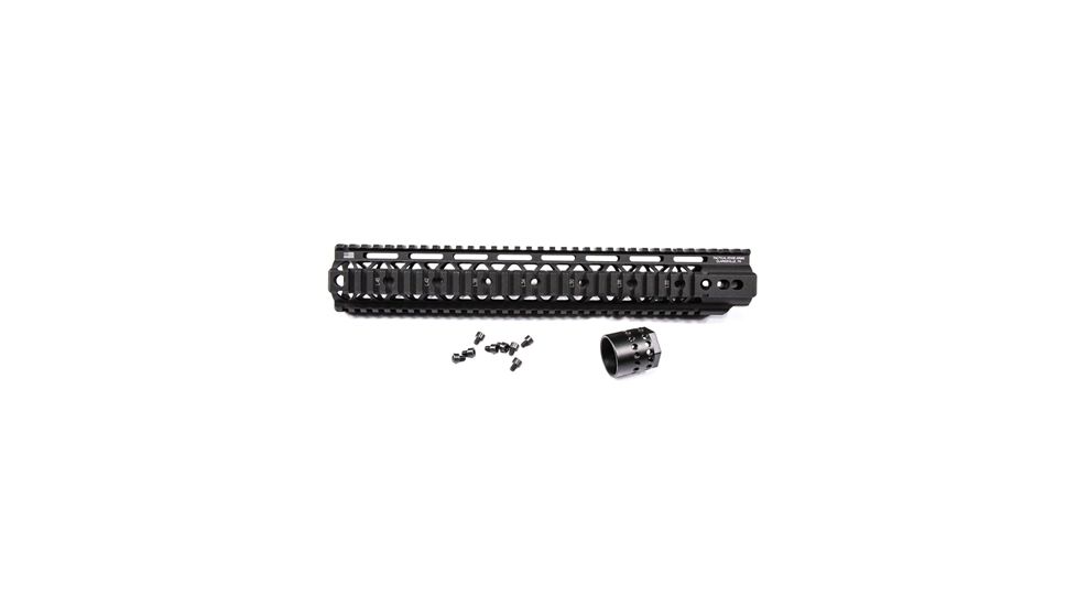Tactical Edge WARFIGHTER 14 inch Rail System Quadrail .308 WRS14-308, Black 856358007334