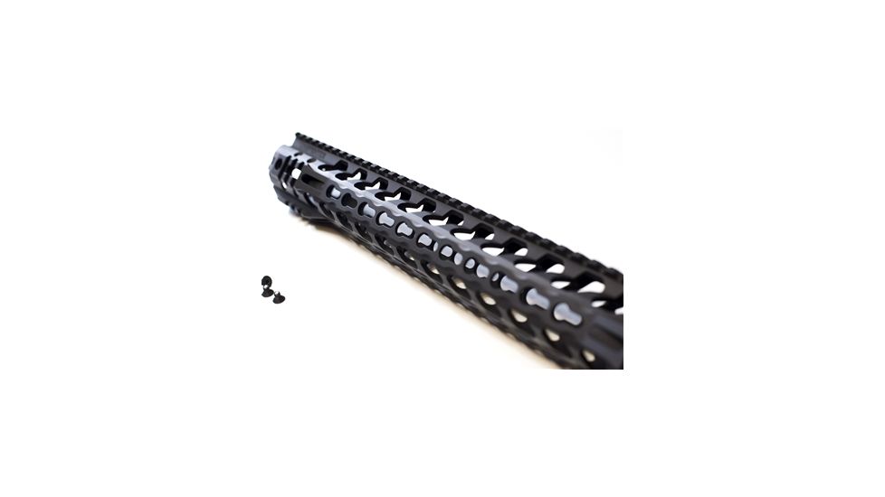 Tactical Edge WARFIGHTER 15 inch Rail System Keymod WRS-KM15, Black 856358007327