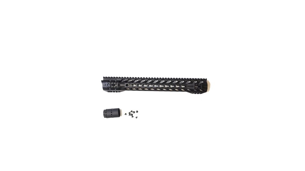 Tactical Edge WARFIGHTER 15 inch Rail System Keymod WRS-KM15, Black 856358007327