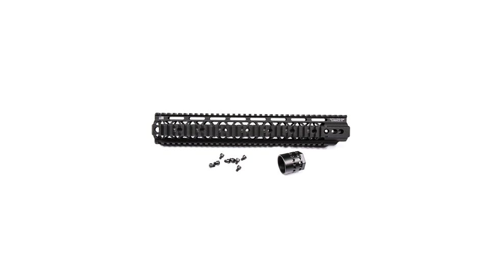 Tactical Edge WARFIGHTER 15 inch Rail System Quadrail WRS-15, Black 856358007297