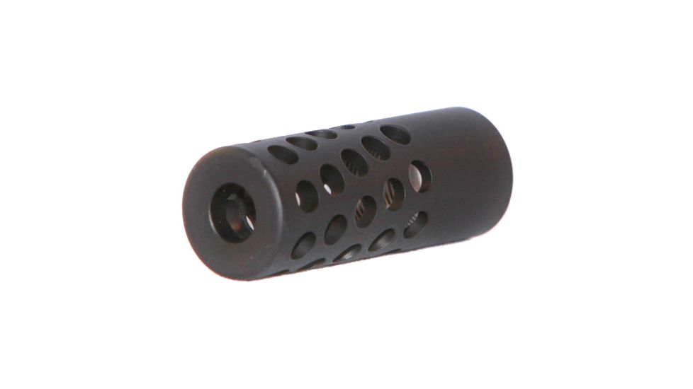 Tactical Precision Manufacturing 22 Cal 1/2X28 Tpi Titanuim Muzzle Brake/Flash Hider/Full-Auto Rated ,990lb, MB02-22-TI