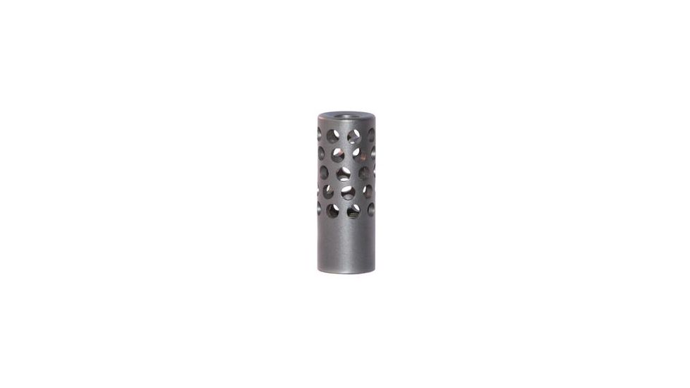 Tactical Precision Manufacturing 22 Cal 1and 2X28 Tpi Titanium Full Port Muzzle Brake, MB01-22-TI
