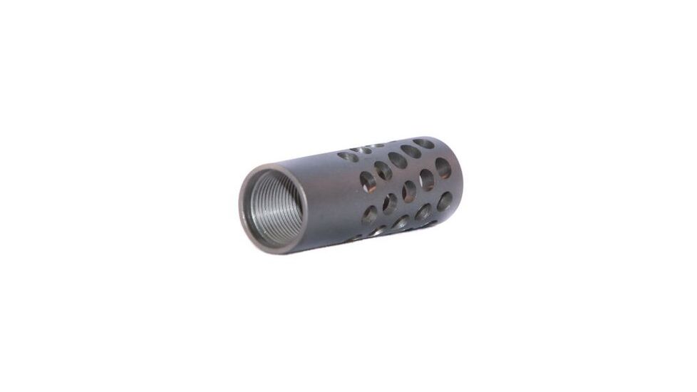 Tactical Precision Manufacturing 22 Cal 1and 2X28 Tpi Titanium Full Port Muzzle Brake, MB01-22-TI