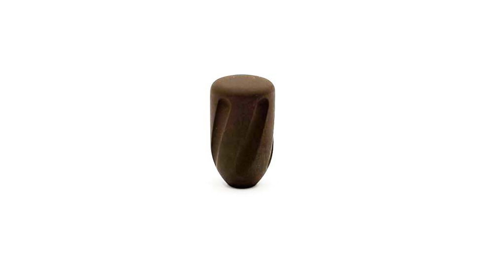 Tactical Precision Manufacturing Aluminum Helical Fluted Bolt Knob, Patriot Brown, BK-AL-HF-PB