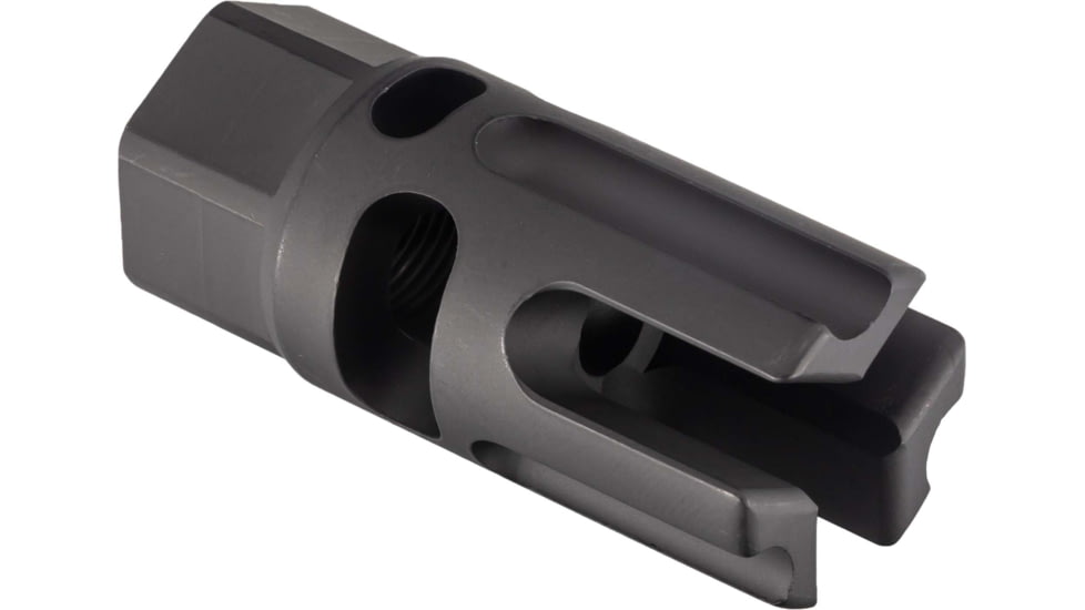 Tactical Precision Manufacturing TPM .22 Cal Titanium Flash Hider, Black, 1/2x28, FH-22-TI-BLK
