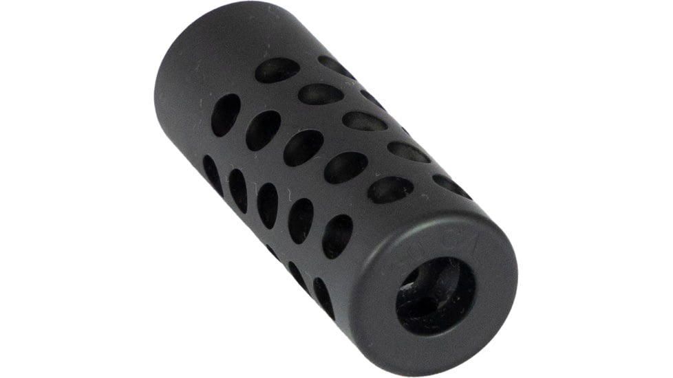 Tactical Precision Manufacturing TPM 30 Cal 1/2x28 Titanium Muzzle Brake, Black, 1/2x28, MBR-3012-TI-BLK