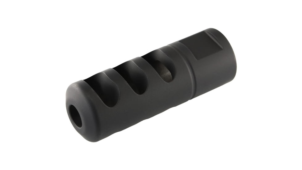 Tactical Precision Manufacturing TPM 30 Cal 3 Port Titanium Muzzle Brake, Black, 5/8x24, MBR-30-3P